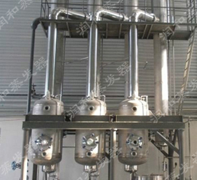 啤酒酵母粉三效降膜蒸發器設計案例